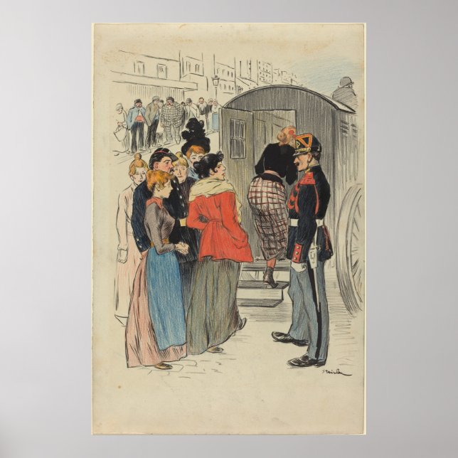 La Raffle 1893 Poster (Front)