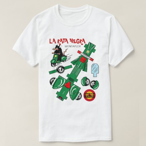 LA RATA NEGRA SCOOTER CLUB T_Shirt