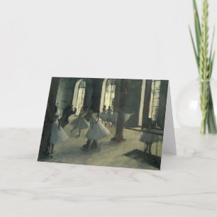 La Répétition Au Foyer De La Danse Edgar Degas Card