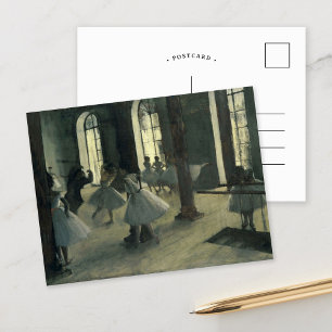 La Répétition Au Foyer De La Danse Edgar Degas Postcard