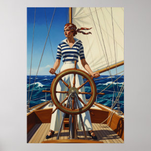 LA REGATIÈRE (The Yachtswoman) Poster
