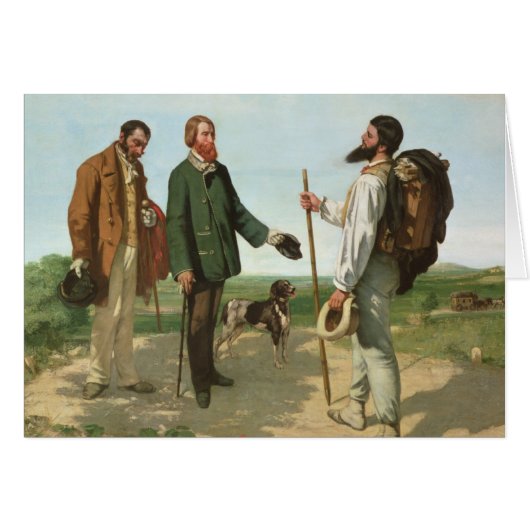La Rencontre, or Bonjour Monsieur Courbet, 1854 (Front Horizontal)