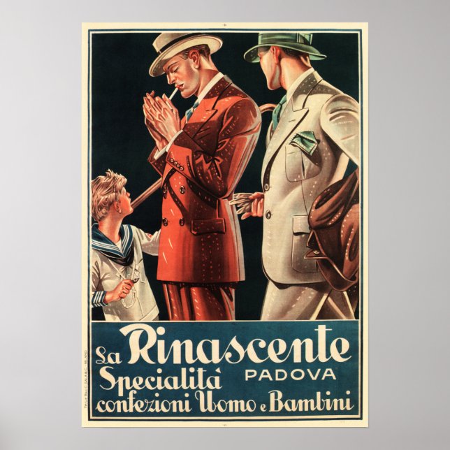 LA RINASCENTE Department Store Mens Kids Clothings Poster (Front)