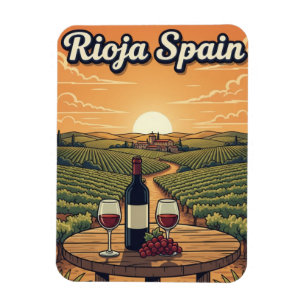 La Rioja Spain Travel Magnet
