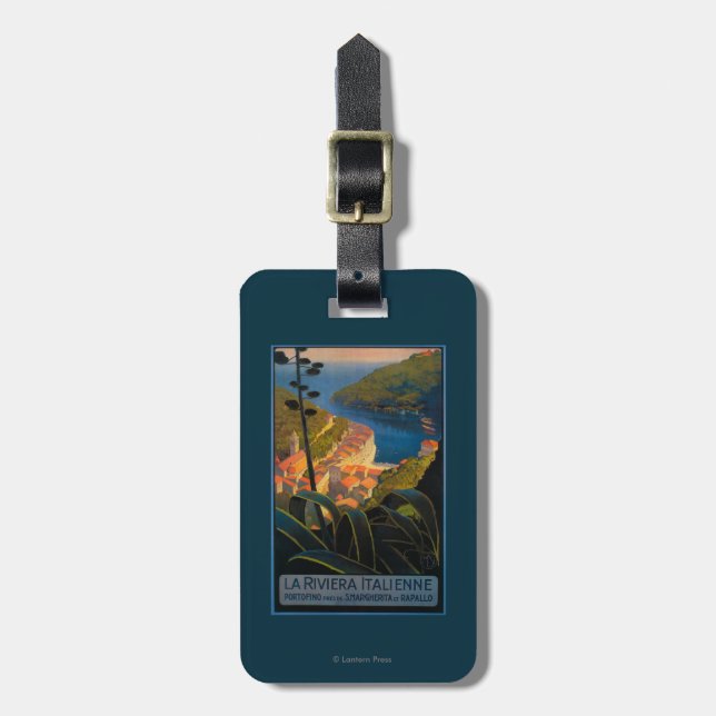 La Riviera Italienne Luggage Tag (Front Vertical)