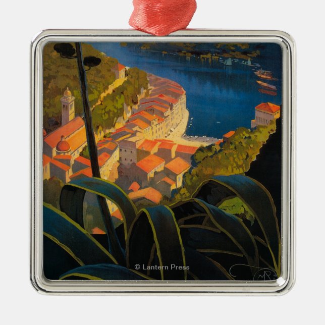La Riviera Italienne Metal Ornament (Front)