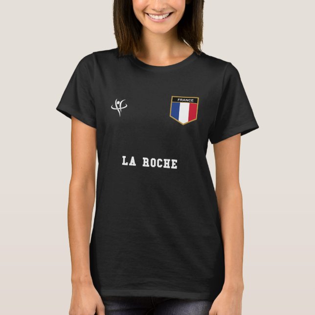 LA ROCHE France Vintage Sports T-Shirt (Front)