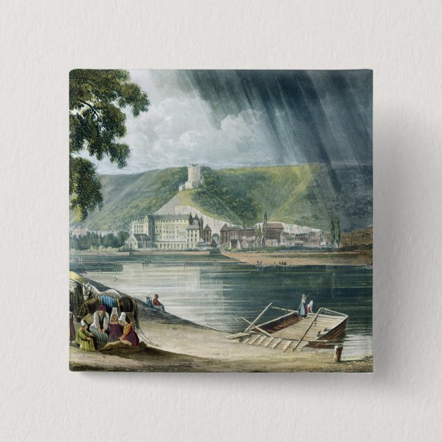 La Roche, from 'Views on the Seine', engraved by T Button (Front)