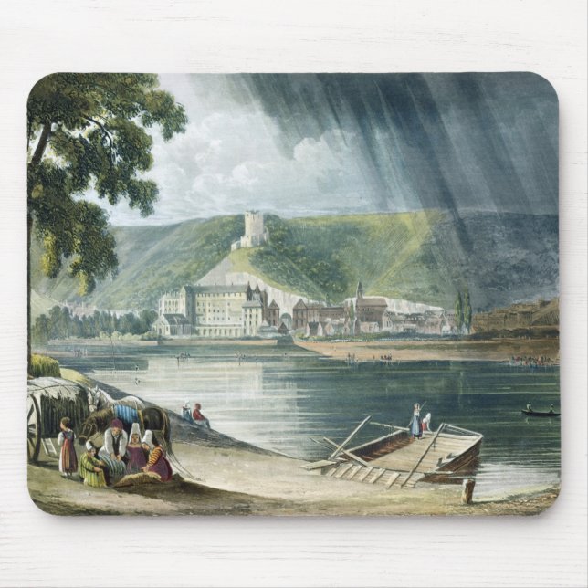 La Roche, from 'Views on the Seine', engraved by T Mouse Pad (Front)