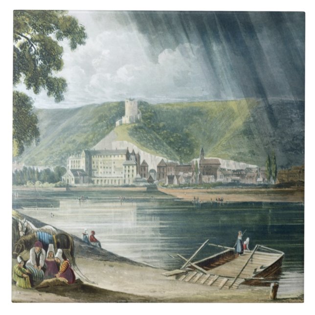 La Roche, from 'Views on the Seine', engraved by T Tile (Front)