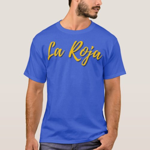 La Roja Spanish Sports Design T_Shirt