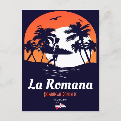 La Romana Dominican Republic Vintage Souvenirs Postcard