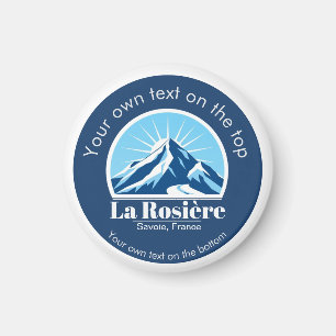 La Rosière Savoie France ski resort souvenir  Magnet