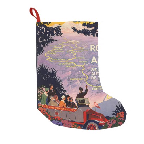 La route des Alpes Small Christmas Stocking