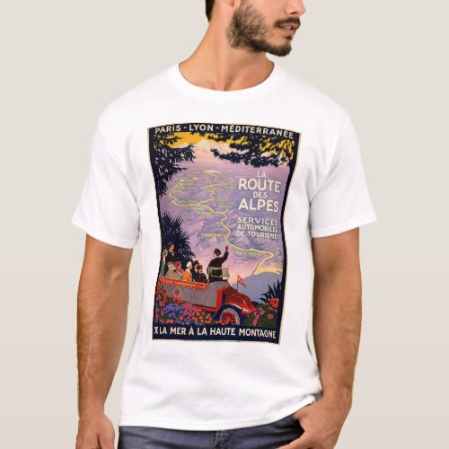 La route des Alpes T_Shirt