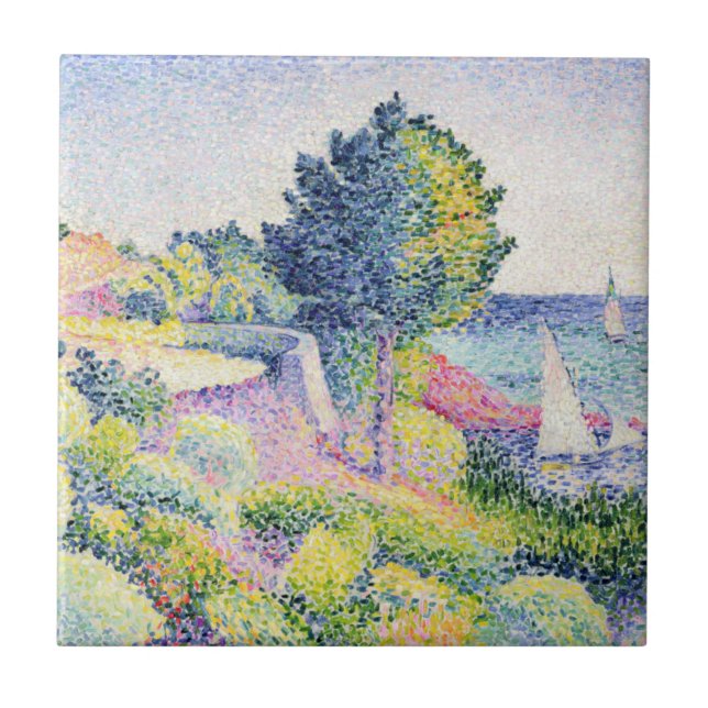 La Route sur la Cote Ceramic Tile (Front)