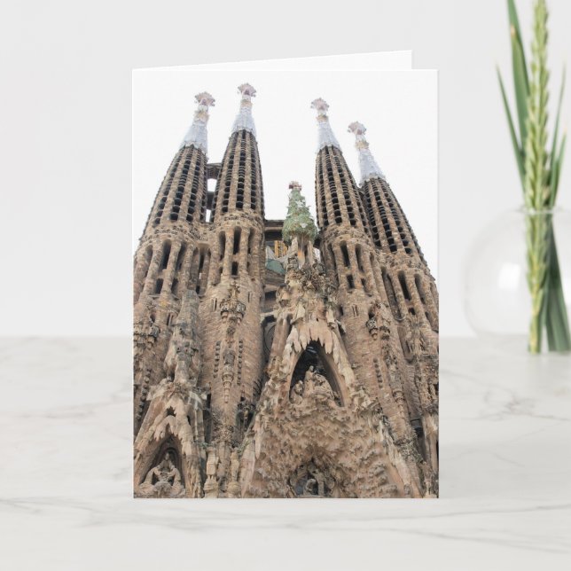 La Sagrada Familia - Barcelona - Greeting Card (Front)