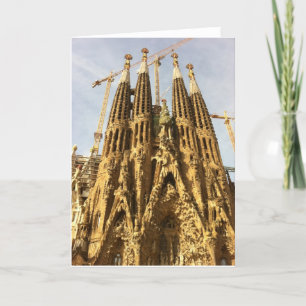 La Sagrada Familia, Barcelona, Spain Card