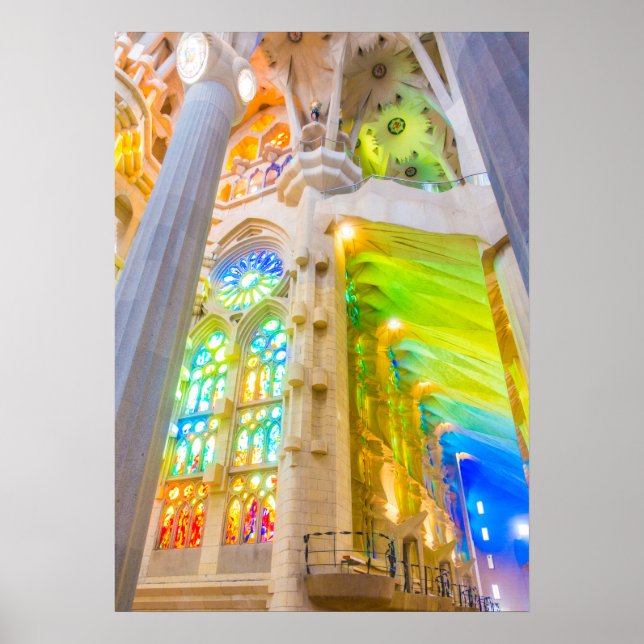 La Sagrada Família - Barcelona, Spain Poster (Front)