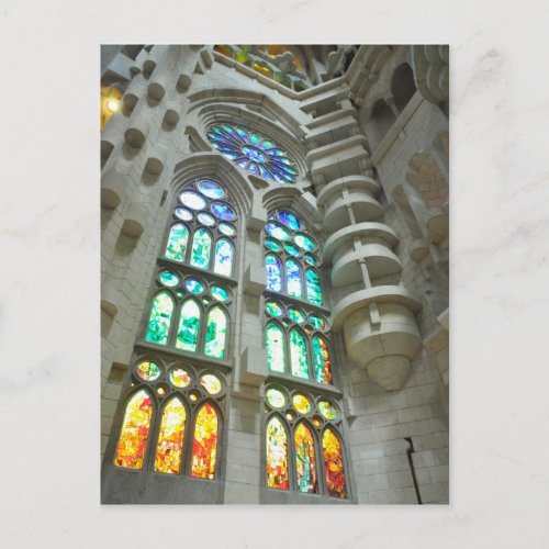 La Sagrada Familia Church Postcard