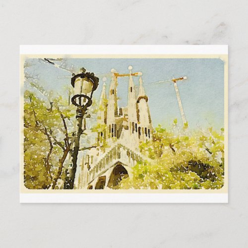 La Sagrada Familia Postcard