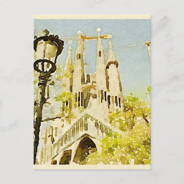 La Sagrada Familia Postcard (Front)