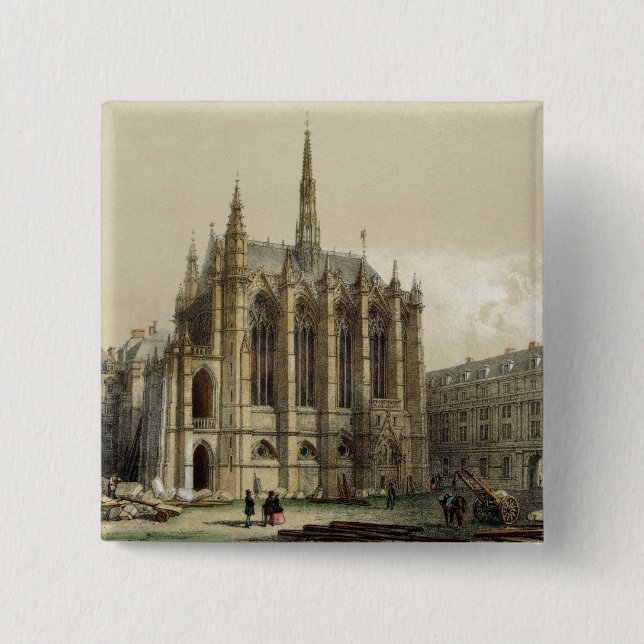 La Sainte Chapelle, Paris Button (Front)