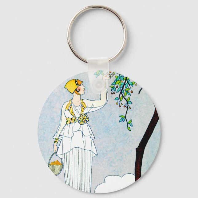 La Saison Des Prunes Mirabelles Keychain (Front)