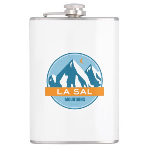 La Sal Mountains Utah Flask