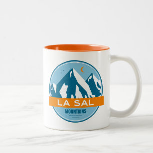 La Sal Mountains Utah Two-Tone Coffee Mug