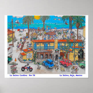 La Saliina Cantina Poster