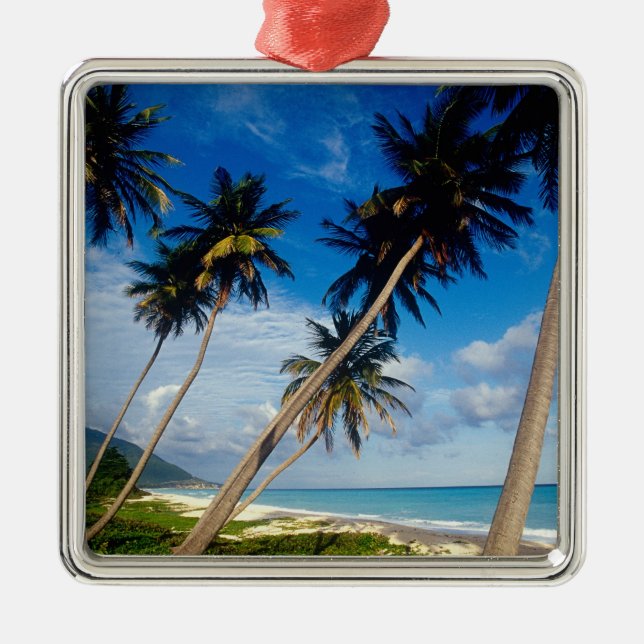 La Samana Peninsula, Dominican Republic, Metal Ornament (Front)