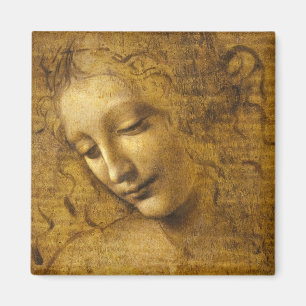 La Scapigliata, 1508 by Leonardo da Vinci Magnet