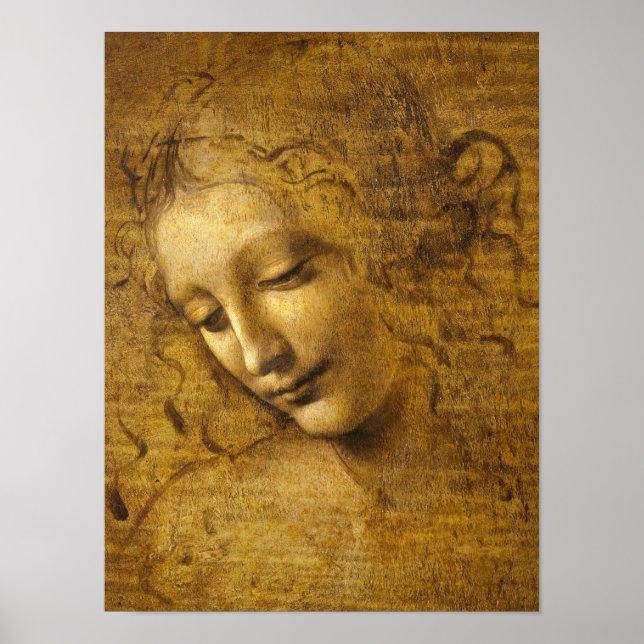 La Scapigliata, 1508 by Leonardo da Vinci Poster (Front)