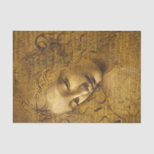 La Scapigliata, 1508 by Leonardo da Vinci Tissue Paper (Front)