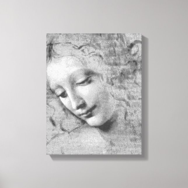 La Scapigliata by Leonardo da Vinci Canvas Print (Front)