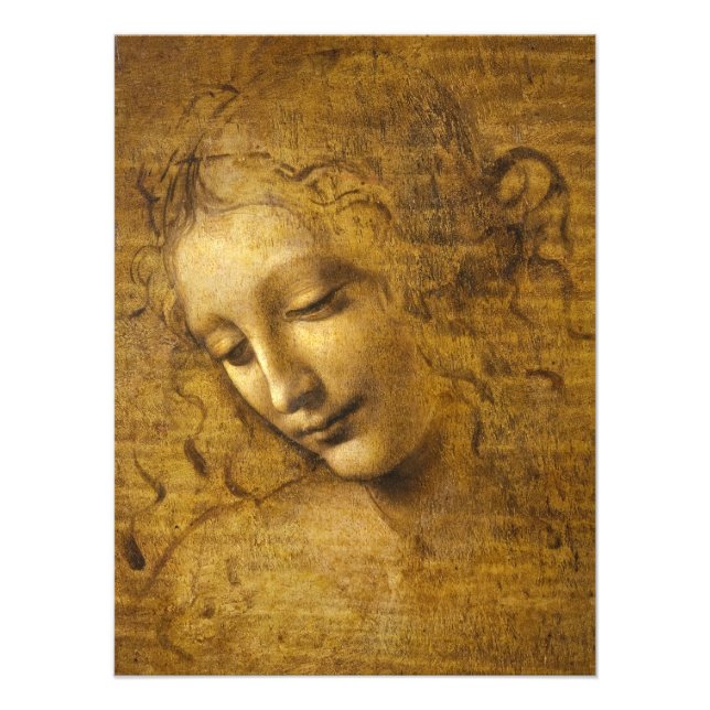 La Scapigliata by Leonardo da Vinci Photo Print (Front)