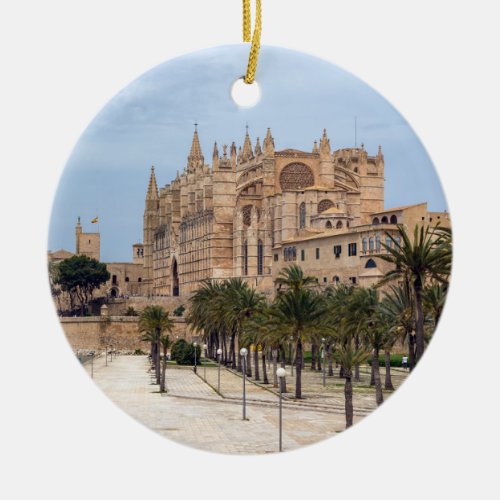 La Seu the Cathedral of Palma de Mallorca _ Spain Ceramic Ornament