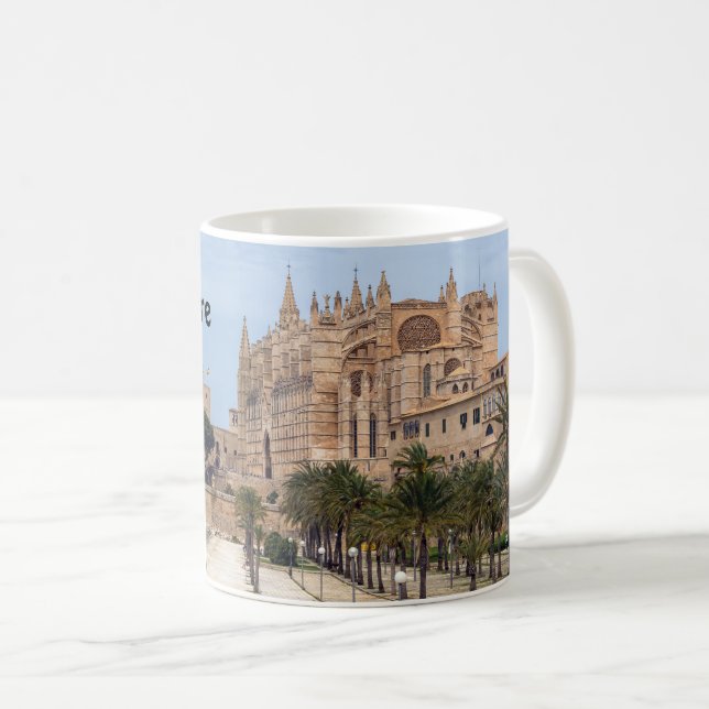 La Seu, the Cathedral of Palma de Mallorca - Spain Coffee Mug (Front Right)