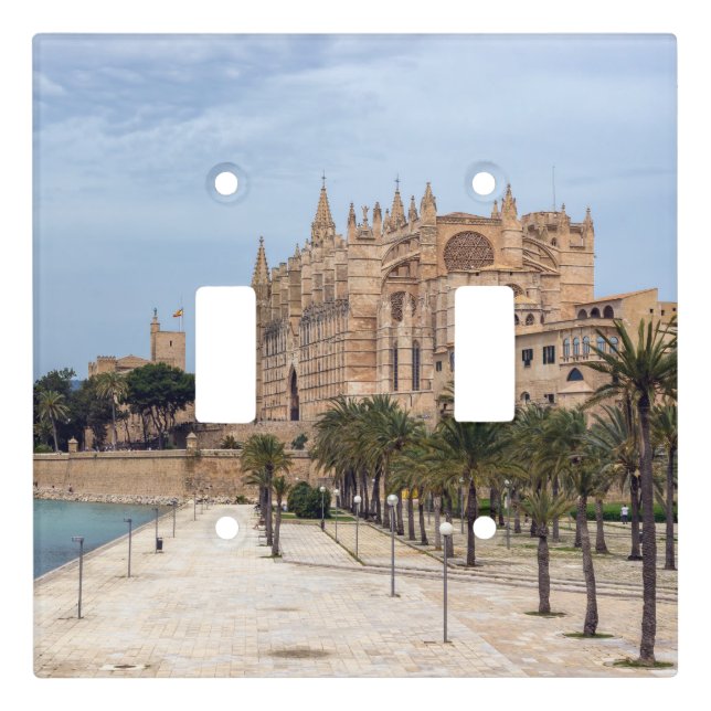La Seu, the Cathedral of Palma de Mallorca - Spain Light Switch Cover (Front)