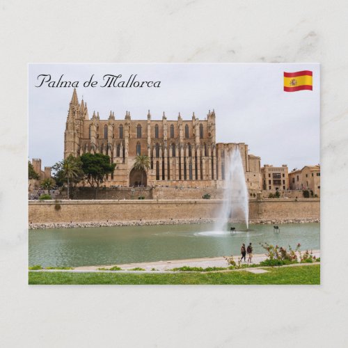 La Seu the Cathedral of Palma de Mallorca _ Spain Postcard