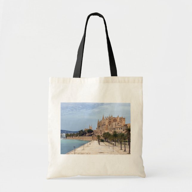 La Seu, the Cathedral of Palma de Mallorca - Spain Tote Bag (Front)