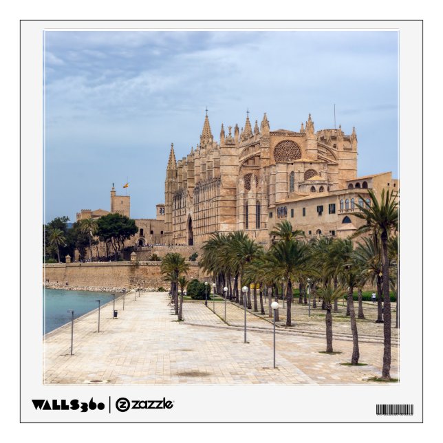 La Seu, the Cathedral of Palma de Mallorca - Spain Wall Decal (Front)