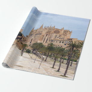 La Seu, the Cathedral of Palma de Mallorca - Spain Wrapping Paper