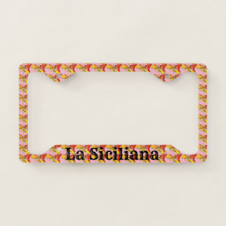 La Siciliana License Plate Frame