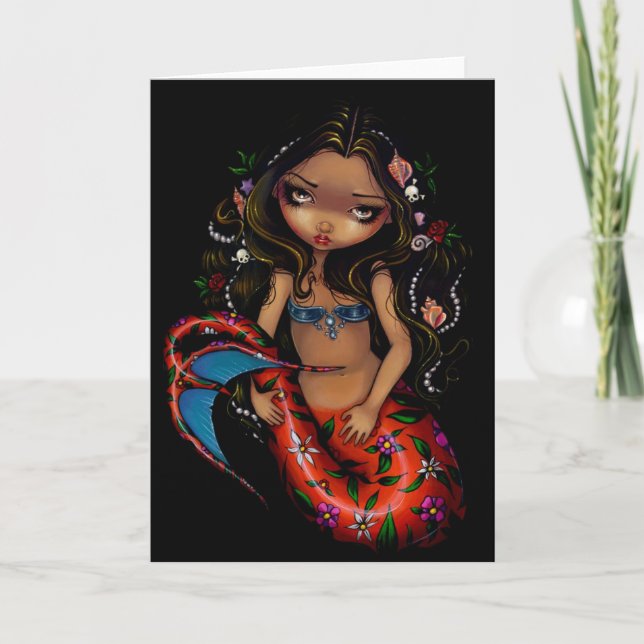 "La Sirena" Greeting Card (Front)