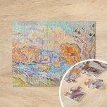 La Sologne | Louis Valtat Jigsaw Puzzle<br><div class="desc">La Sologne (1918) | Original artwork by French artist Louis Valtat (1869-1952). The painting depicts a modern abstract landscape in bright orange,  blue and green colors.

Use the design tools to add custom text or personalize the image.</div>