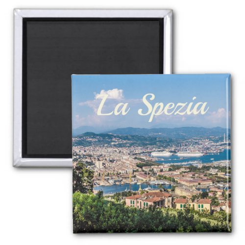 La Spezia Cinque Terre Liguria Italy Panorama gift Magnet