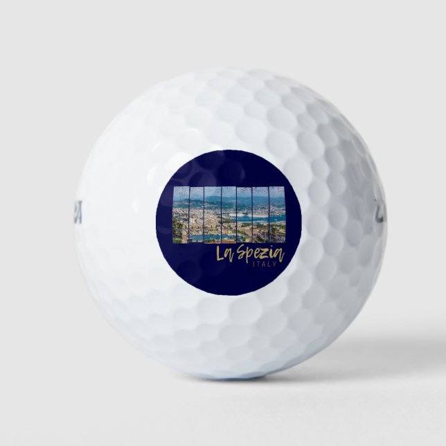 La Spezia Liguria Italy Vintage Souvenir Golf Balls (Front)