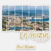 La Spezia Liguria Italy Vintage Souvenir Sticker (Front)